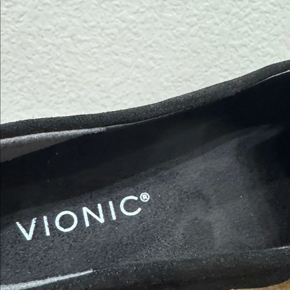 Vionic Uptown Willa Black Suede Loafers Size 9.5 NEW - Picture 6 of 8